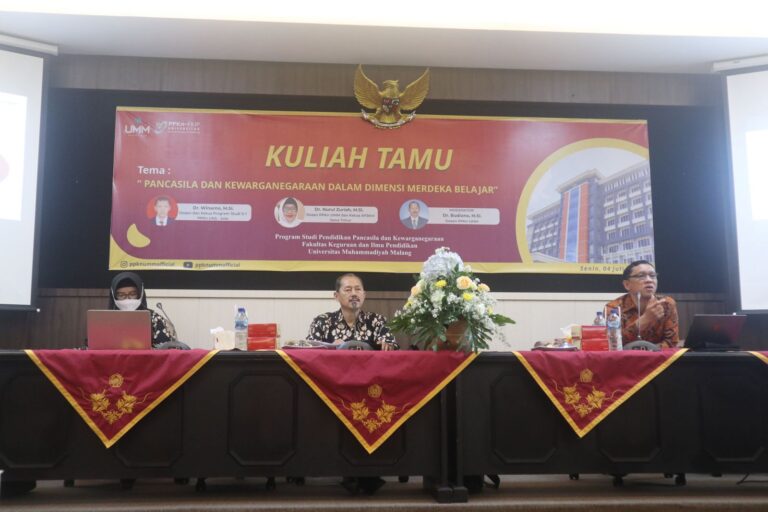 Gelar Kuliah Tamu, Prodi PPKn UMM Bahas Pancasila & Kewarganegaraan dalam Dimensi Merdeka Belajar
