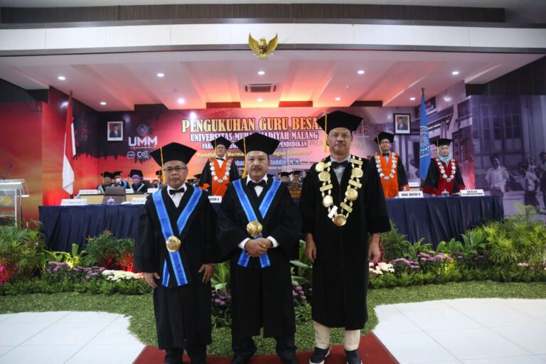 FKIP UMM Kukuhkan Dua Guru Besar Baru, Kali ini Pakar Pendidikan Matematika dan Sastra Indonesia