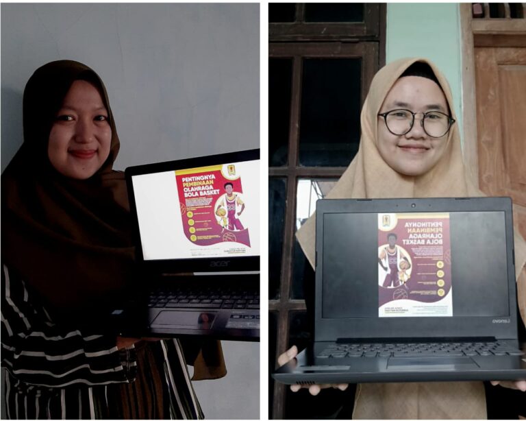 Dinda dan Nafysah Menangi Lomba Poster Mahasiswa Nasional BAPOMI Jawa Timur