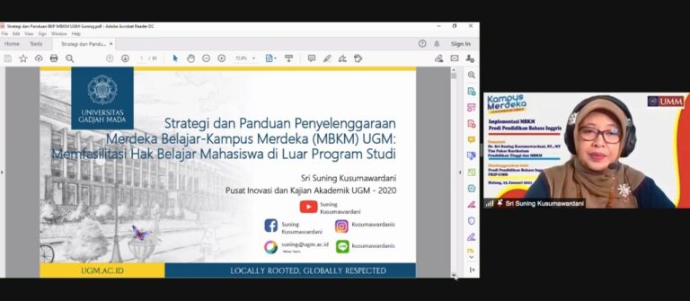 Siap Terapkan MBKM, Prodi Pendidikan Bahasa Inggris Hadirkan Pakar Kurikulum Nasional