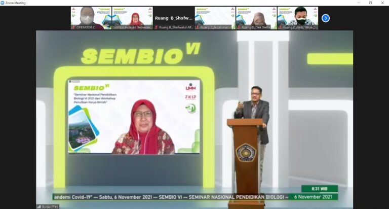 Prodi Pendidikan Biologi UMM Jawab Tantangan Pembelajaran Pasca Pandemi Lewat Seminar Nasional Pendidikan Biologi