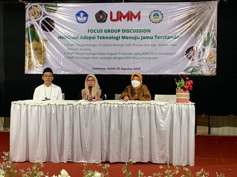 Matching Fund PBIO UMM Kembangkan Kapasitas Jamu Sumenep