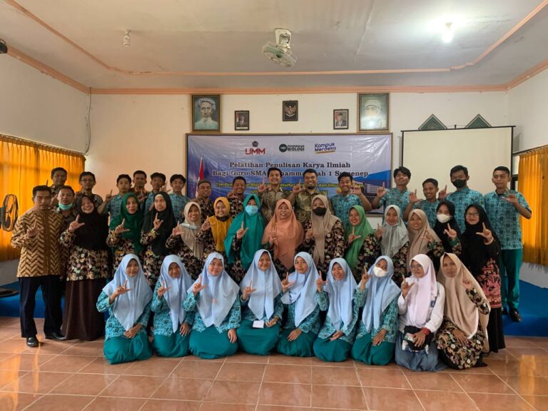 SMUTU Sumenep Gandeng UMM Perkuat Literasi Ilmiah Guru