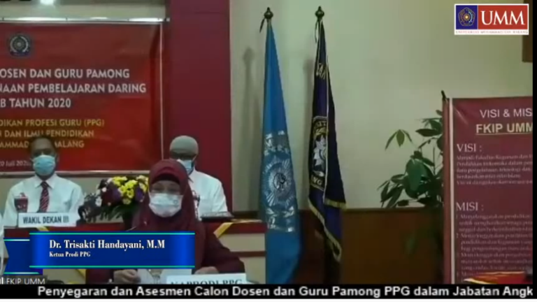 72 Dosen FKIP dan 54 Guru Pamong Ikuti Penyegaran PPG Dalam Jabatan 2020