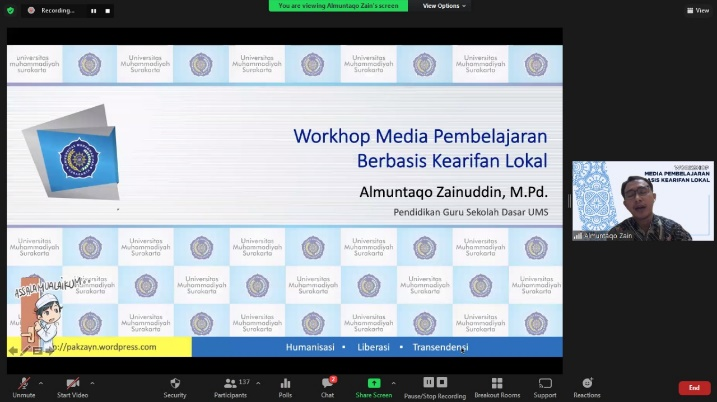 PGSD FKIP UMM Kembali Gelar Workshop Media Pembelajaran, Kali ini Berbasis Local Wisdom