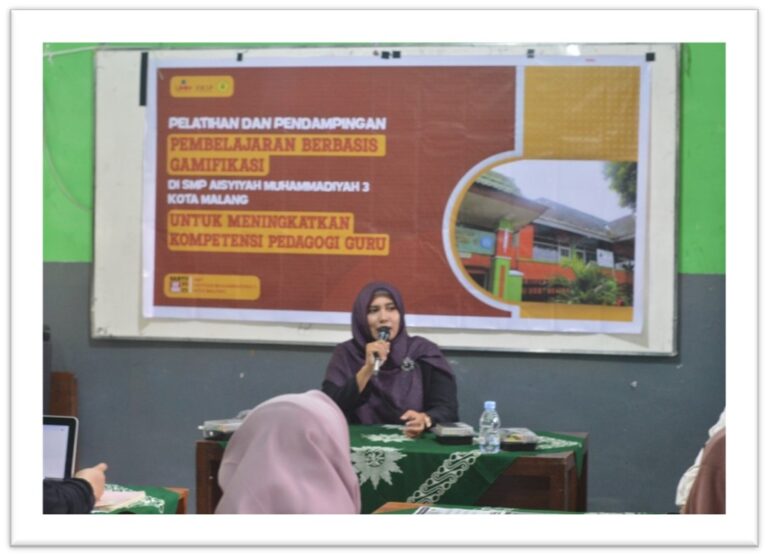 Dosen FKIP UMM Edukasi Guru Menghadirkan Pembelajaran Menyenangkan Lewat Gamifikasi